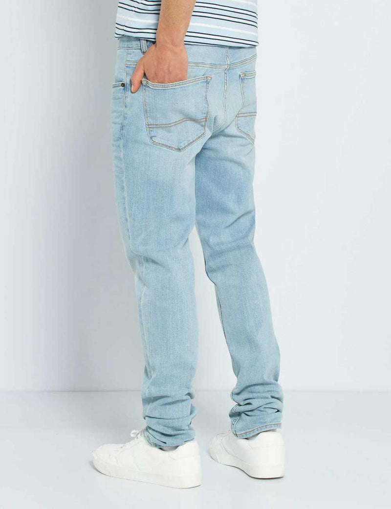 Men Stylish Washed Blue Slim Fit Jean