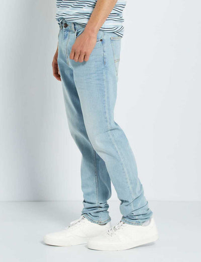 Men Stylish Washed Blue Slim Fit Jean